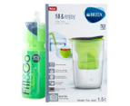 Brita Water Filter Jug & Bottle Bundle - Green