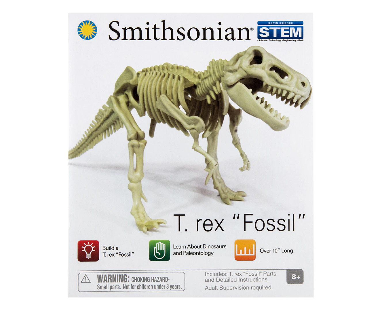 Smithsonian 25cm T Rex Fossil Skeleton Assembling Palaeontology Pretend Toy/Kids