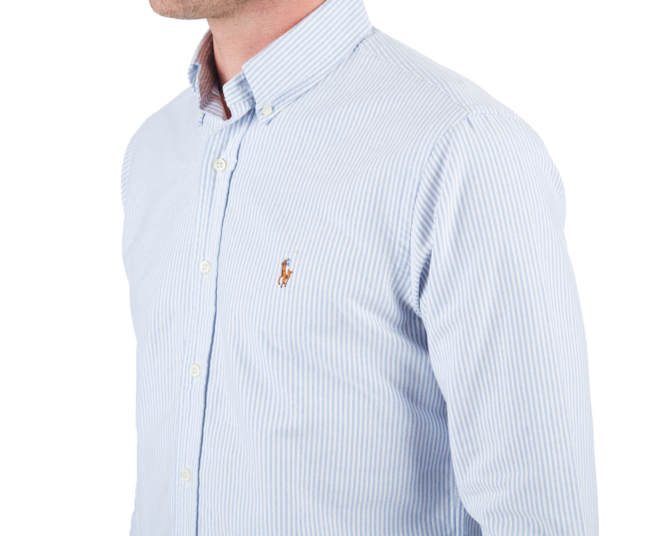 Polo Ralph Lauren Men's Classic Fit Oxford Shirt - Blue/White | Catch.co.nz