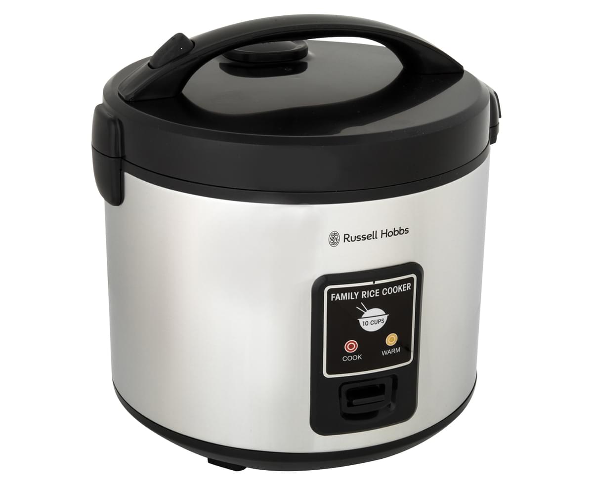 Russell Hobbs RHRC1 Rice Cooker 10 Cup Silver 