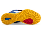 AND1 Kids' Tempest Basketball Shoe - White/Royal/Golden Rod/F1 Red