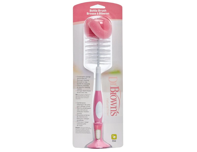 Dr Brown's Bottle Cleaning Brush Pink