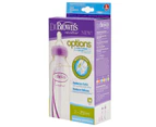 Dr Brown's 250ml Baby Bottle Narrow Neck Options Purple Twin Pack