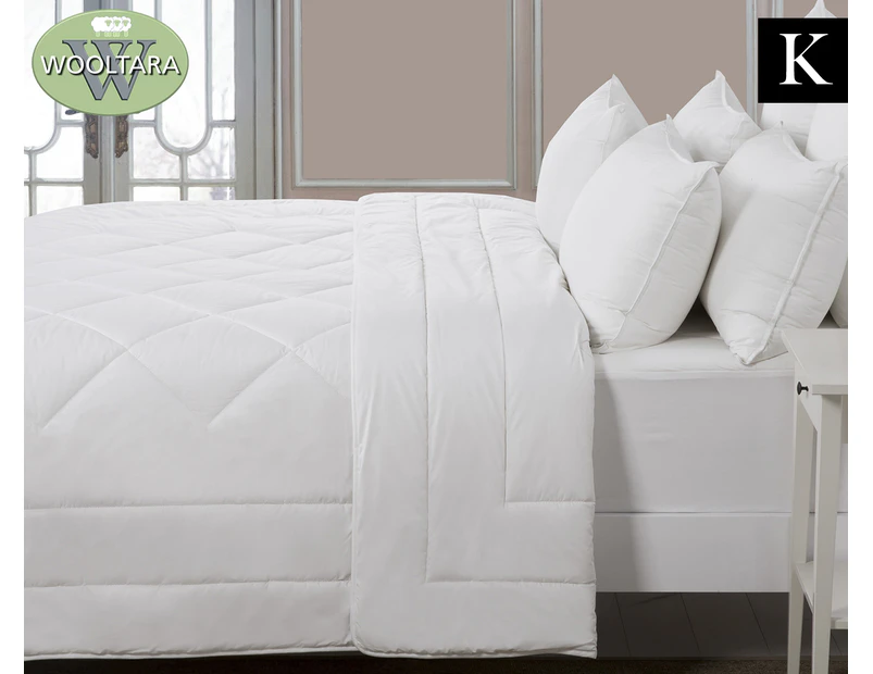 Wooltara 450GSM Classic Australian Winter Wool King Bed Quilt