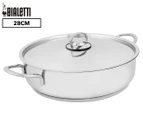 Bialetti 28cm Suprema Stainless Steel Saute Pan w/Lid 