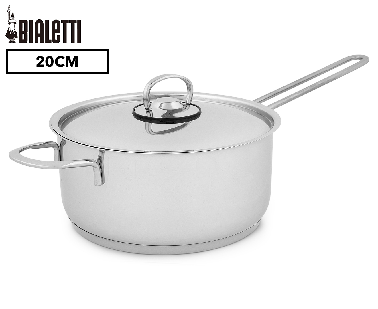 Bialetti 20cm Suprema Stainless Steel Saucepan w/Lid