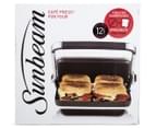 Sunbeam Café Press Four Sandwich Press - Silver GR8450B 6