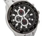 Casio Edifice Men's 54mm EF539D-1 Stainless Steel Chronograph Watch - Black/Silver