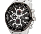 Casio Edifice Men's 54mm EF539D-1 Stainless Steel Chronograph Watch - Black/Silver