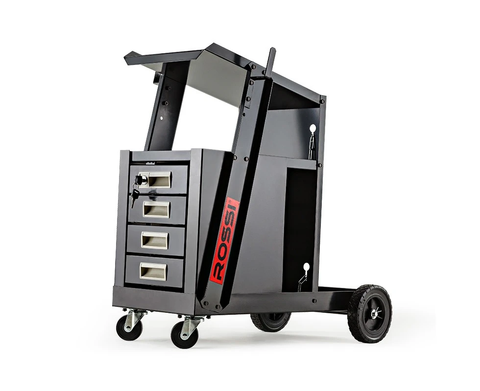 ROSSI TIG ARC Plasma Cart Drawer Cabinet Welding Trolley