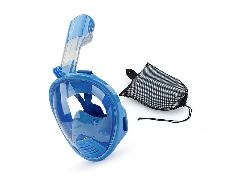 Blue Extra Small Full Face Snorkel Mask