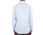 Calvin Klein Men's Long Sleeve Slim Fit Check Shirt - Classic Blue