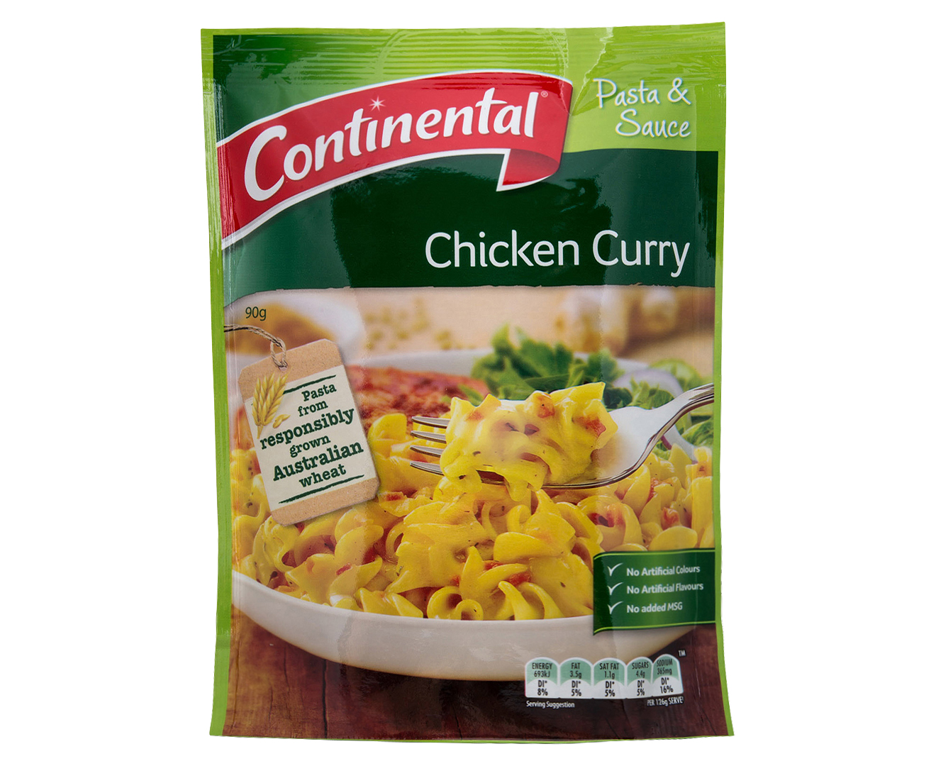 7 x Continental Pasta & Sauce Chicken Curry 90g
