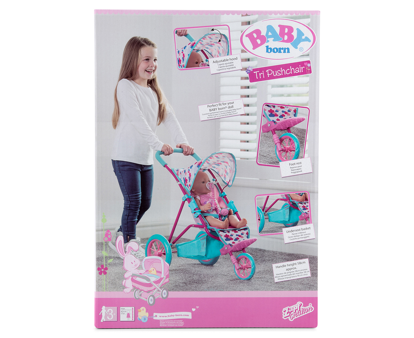 baby born tri stroller