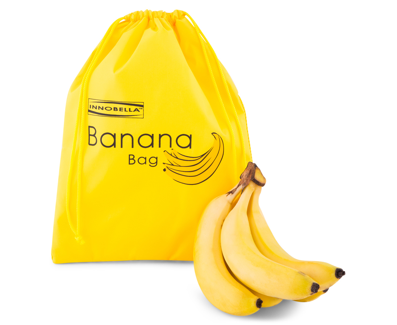 Pack of 2 Banana Bags 14" x 10" Drawstring Prevents Ripening Bag Insulated Fresh