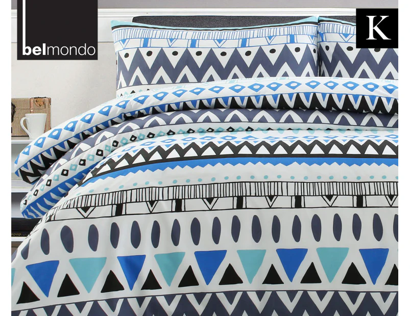 Belmondo Home Zambezi King Bed Quilt Cover Set - Multi