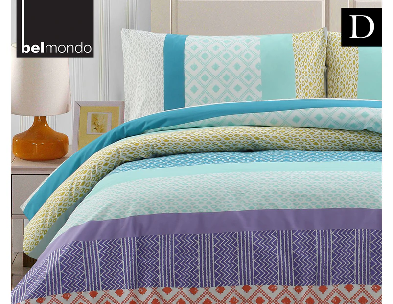 Belmondo Home Ayla Double Bed Quilt Cover Set - Multi