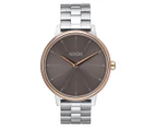 Nixon Women's 37mm Kensington Stainless Steel Watch - Silver/Rose Gold Taupe