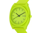 Nixon Men's 40mm Time Teller P Watch - Neon Yellow