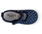 Walnut Melbourne Kids' Mary Jane Shoe - Denim Quilt