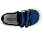 Walnut Melbourne Kids' Ben Classic Velcro Shoe - Indigo