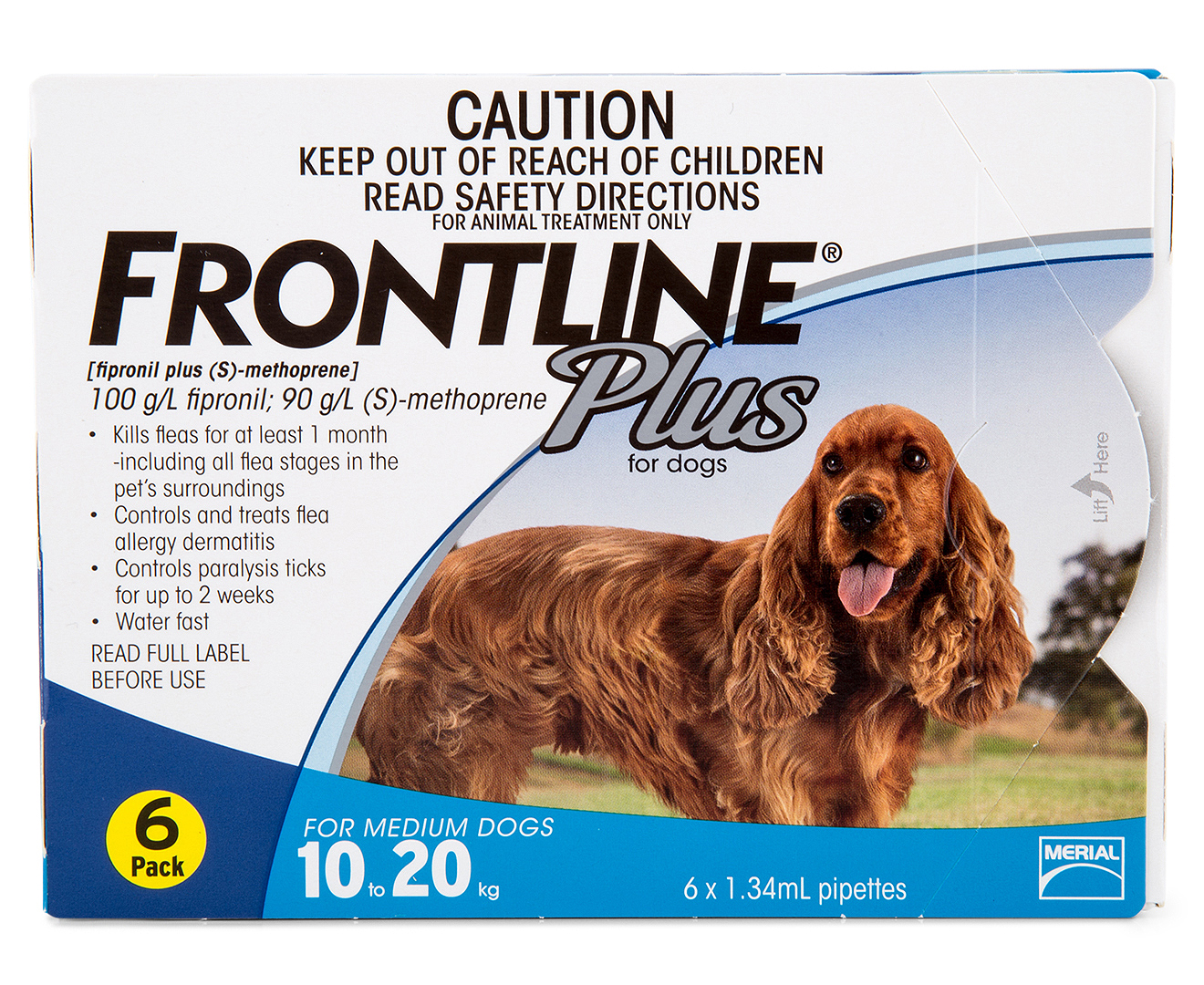 Frontline Plus For Medium Dogs 10-20kg 12pk | GroceryRun.com.au