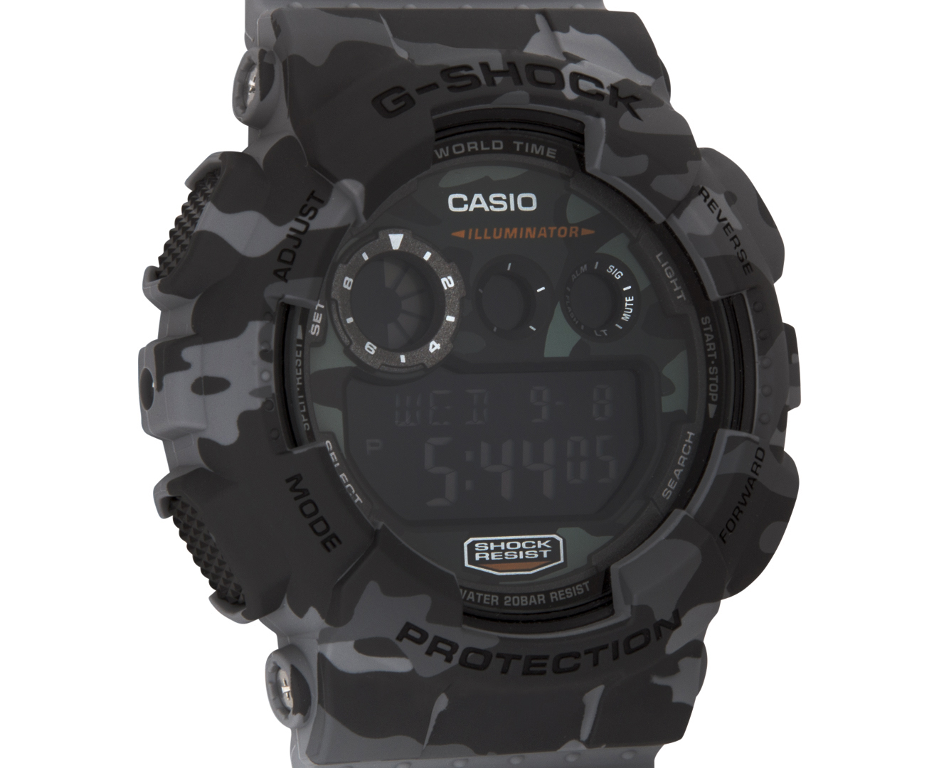 g shock camouflage gray