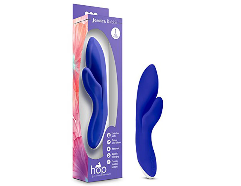 Hop Jessica Rabbit Vibrator - Midnight Blue 