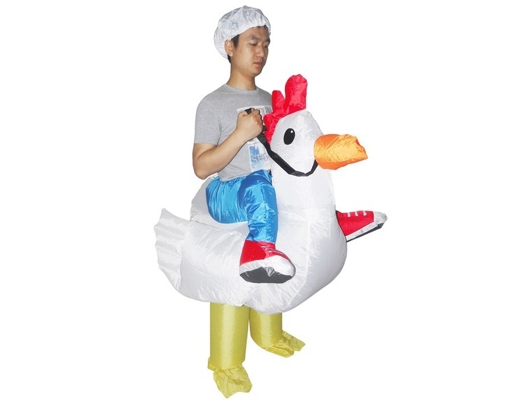 inflatable hen costume