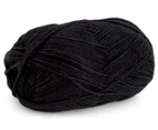 5 x Birch Acrylic Knitting Yarn - Black