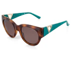 Guess Women's Round Sunglasses - Honey Tortoise/Teal/Pink