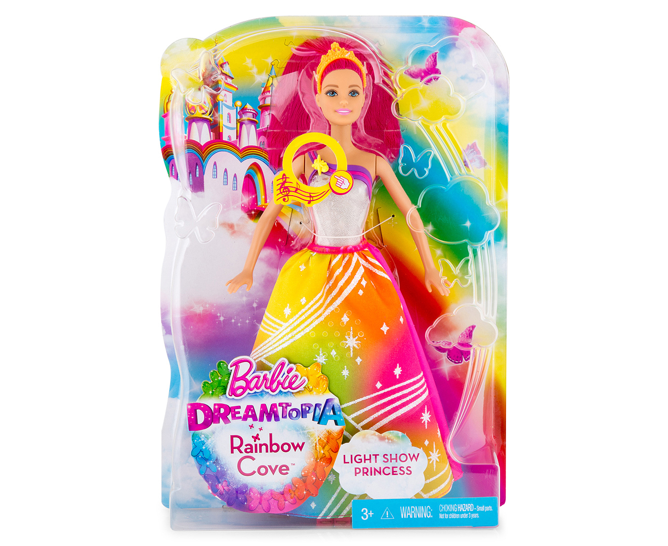 Barbie Dreamtopia Rainbow Cove Light Show Princess Doll | Catch.com.au