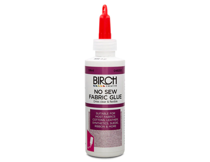 Birch No Sew Fabric Glue 118mL
