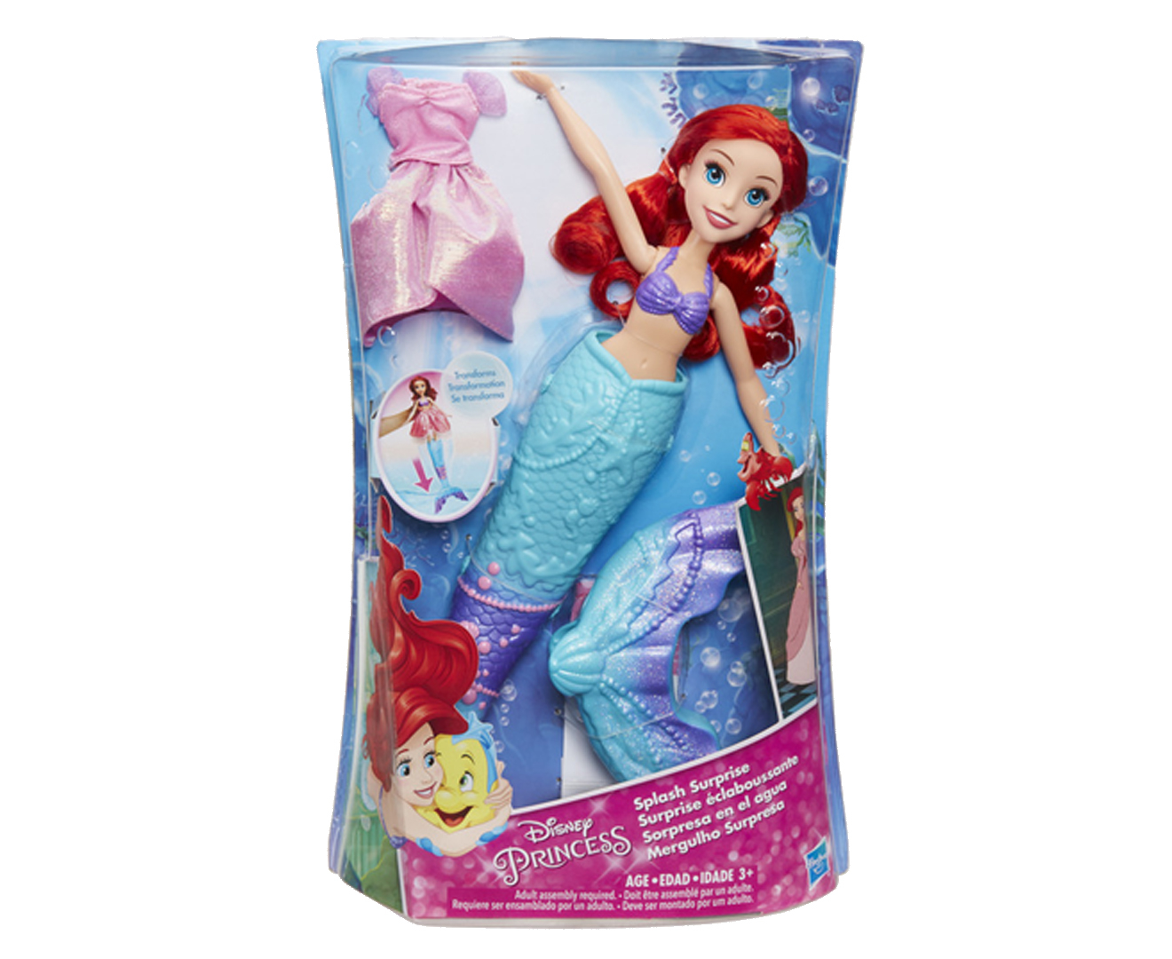 Disney Princess Surprise Ariel Splash Doll | Www.catch.com.au