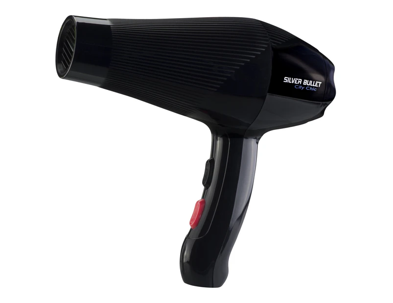 Silver bullet city chic professional hair dryer - Black