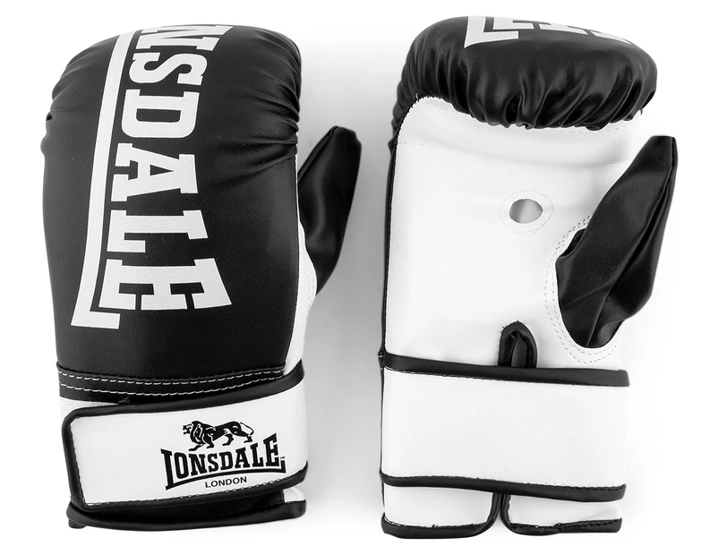 Lonsdale Bag Gloves - Black/White