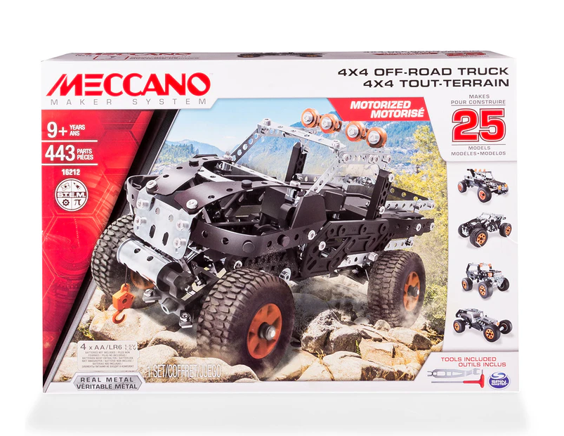 Meccano 25 Model Set 4x4 Truck Toy