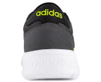 Adidas NEO Men's Lite Racer Shoe - Core Black/Shock Yellow/Grey