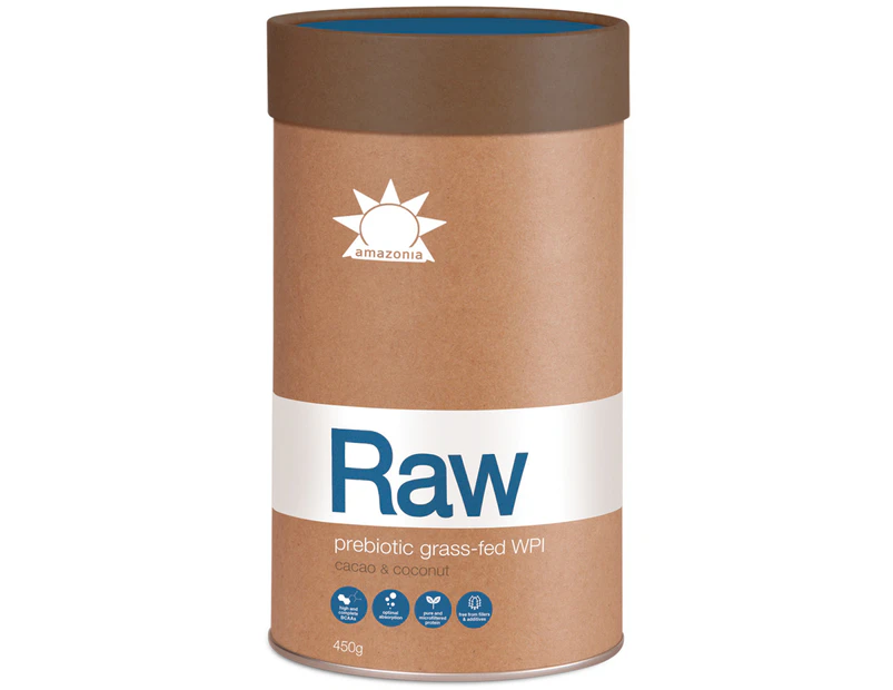 Amazonia Raw Prebiotic Grass-Fed WPI 450g - Cocoa & Coconut