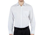 NNT Men's Long Sleeve Shirt - White Stripe