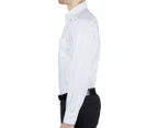 NNT Men's Long Sleeve Shirt - White Stripe