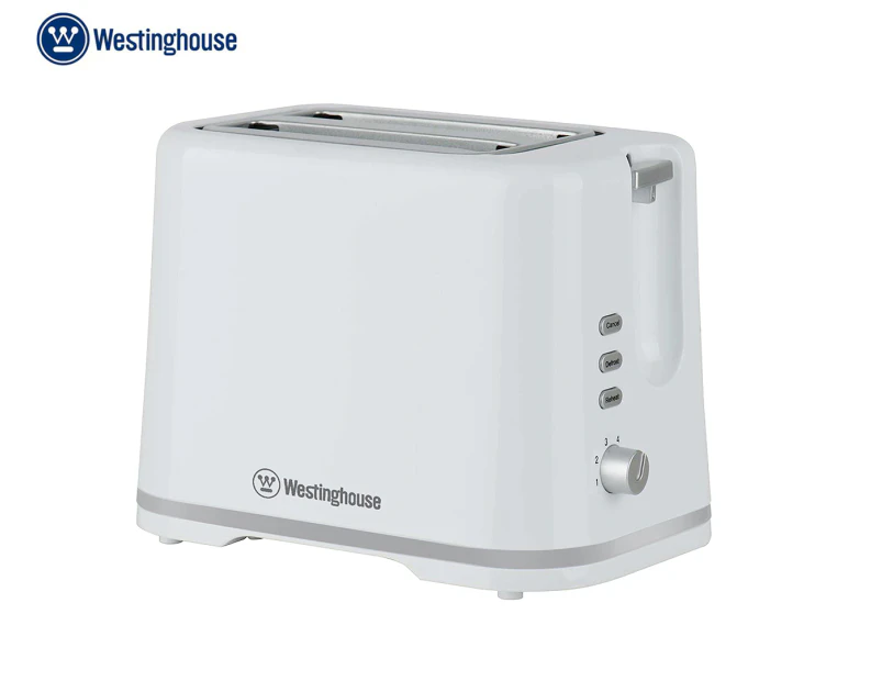 Westinghouse 2-Slice Plastic Toaster - White WHTS2S03W