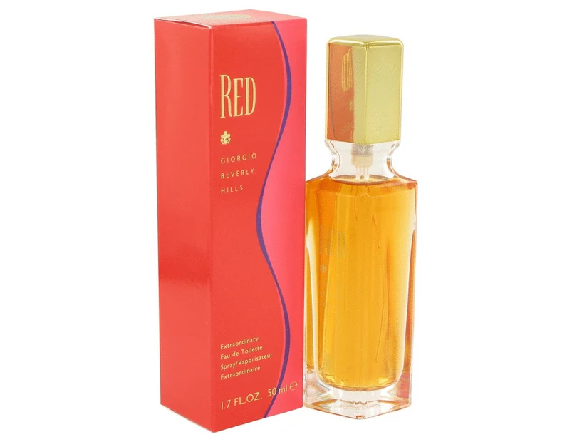 RED by Giorgio Beverly Hills Eau De Toilette Spray 50ml