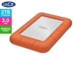 LaCie Rugged Mini 2TB Portable Hard Drive - Orange 1