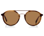 Ermenegildo Zegna Men's EZ0070 Sunglasses - Dark Havana/Brown