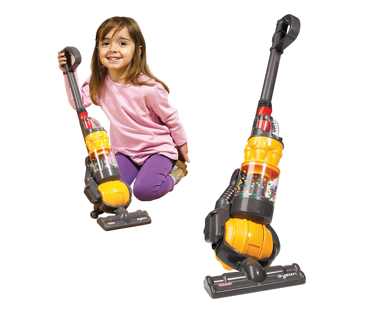 Casdon Dyson DC24 Ball Vacuum Cleaner Replica Toy - Black/Yellow ...