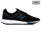 New Balance Grade-School Boys' 247 Sport Shoe - Black/Castaway
