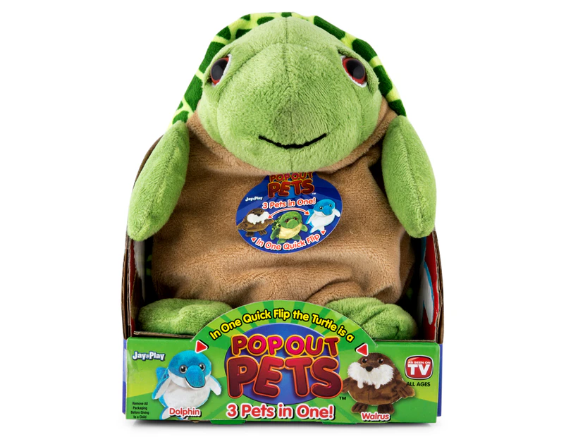 Pop Out Pets 3-in-1 Plush Pet Toy