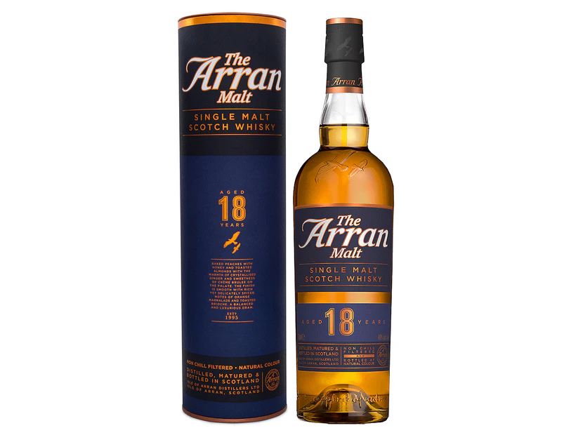 The Arran 18-Year Old Single Malt Scotch Whisky 700mL