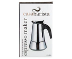 Casa Barista Roma 6-Cup Stainless Steel Espresso Maker